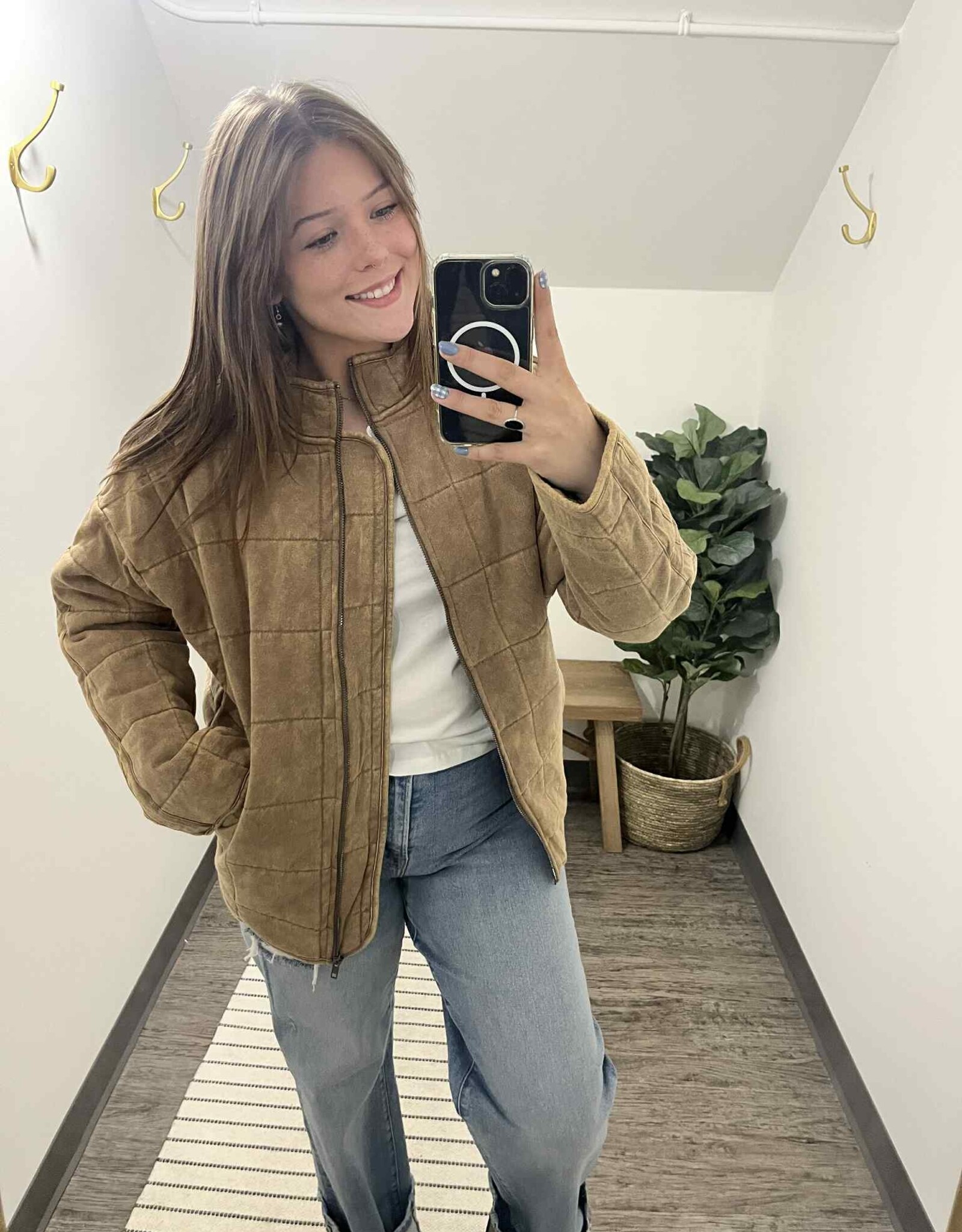 The Dixie Quilted Oversized Jacket