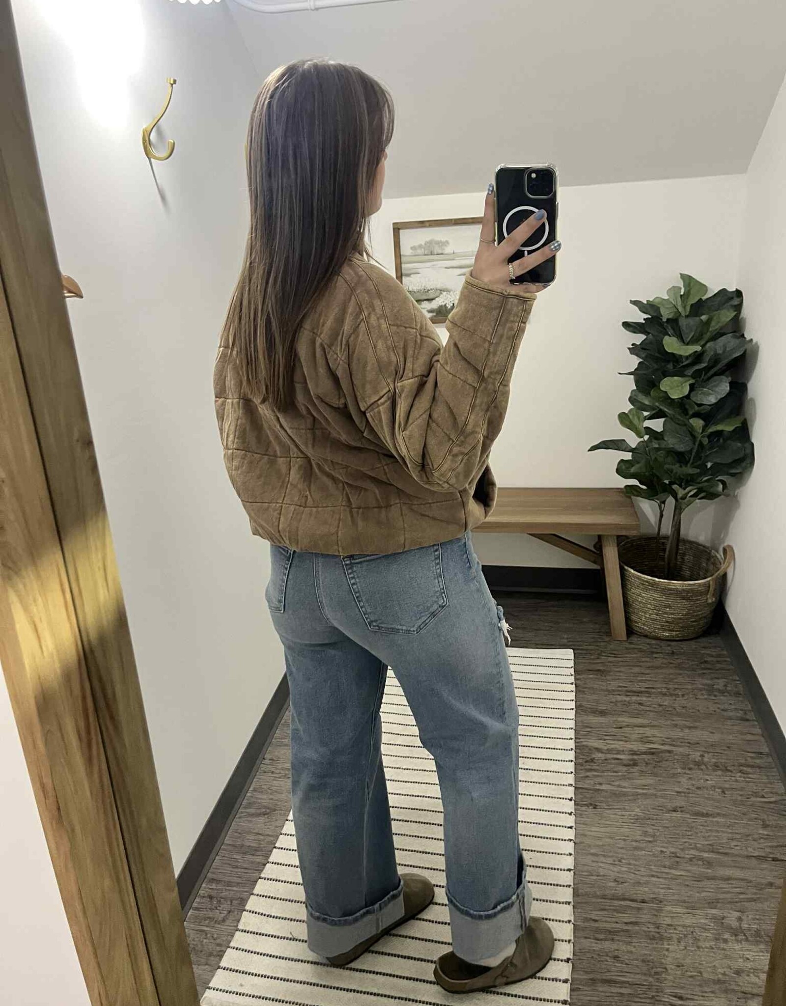 The Dixie Quilted Oversized Jacket