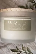Prairie Creek Candles Wood Wick Candle, Let's Snuggle 16oz