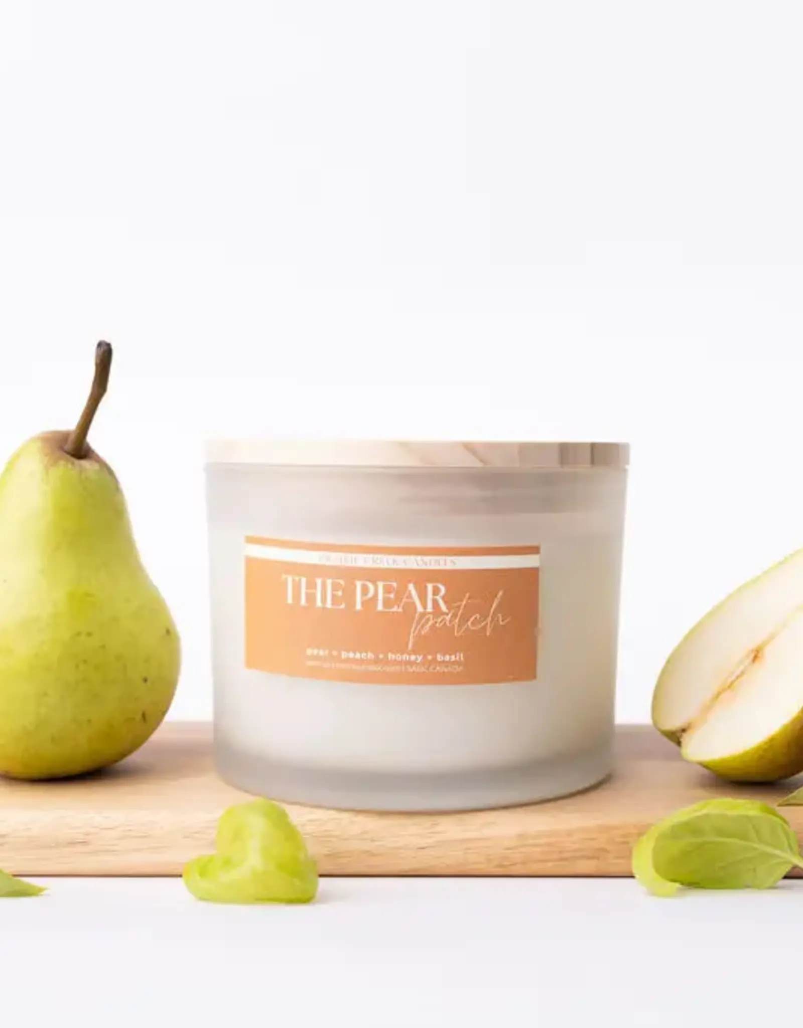 Prairie Creek Candles Wood Wick Candle, The Pear Patch 16oz