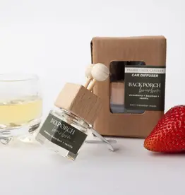 Prairie Creek Candles Car Diffuser, Back Porch Bourbon