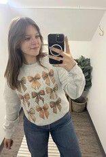 Plaid Bows Crewneck