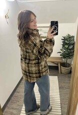 Button Down Plaid Shacket