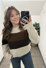 Color Block Knit Sweater