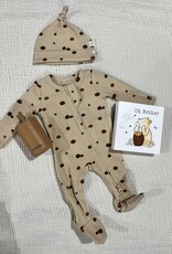 Mila & Co Ribbed Footie, Pumpkin