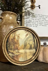 Redeemed Decor 8" Round Art, Autumn River
