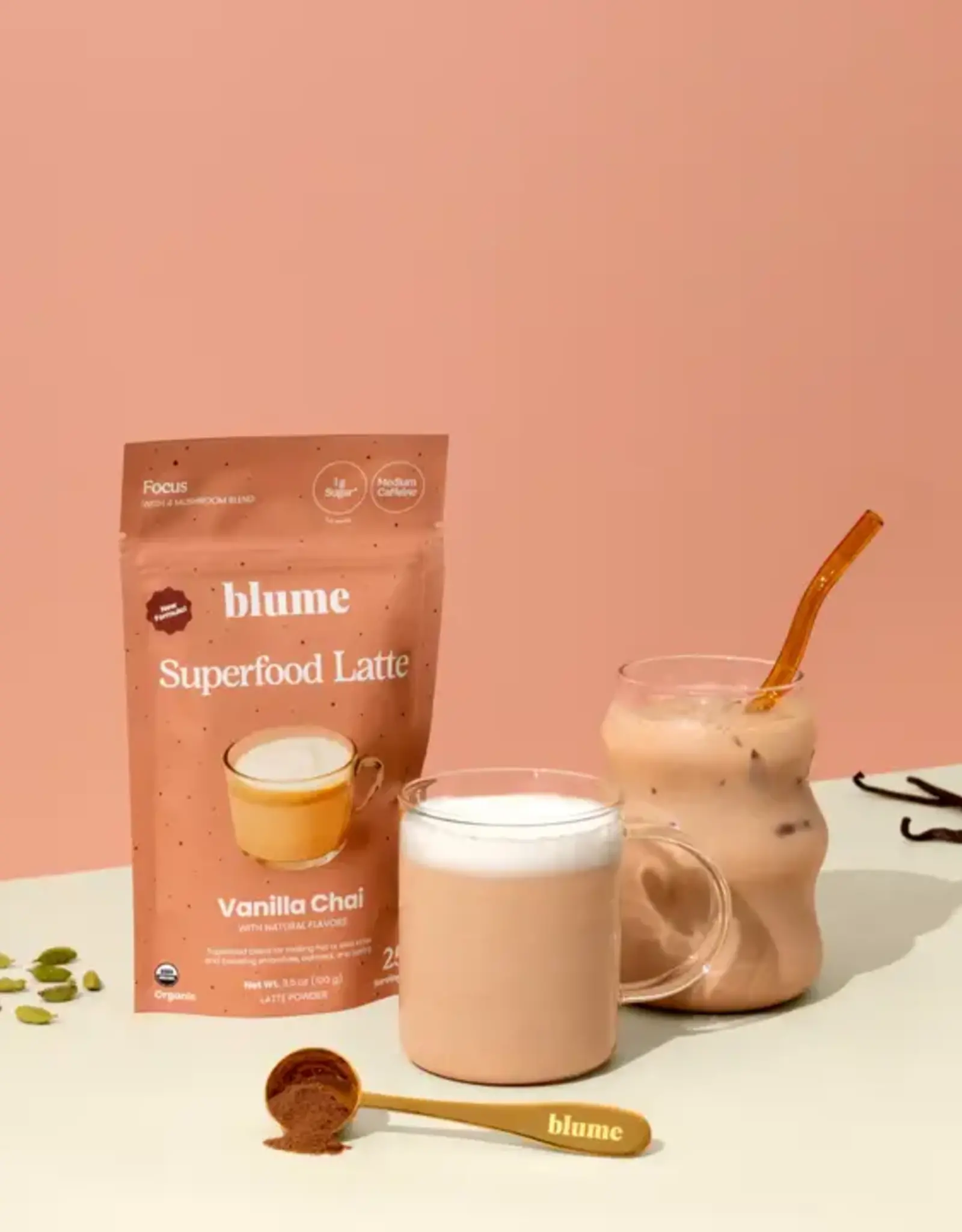 Blume Superbelly Hydration & Gut Latte Powder, Vanilla Chai