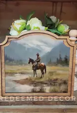Redeemed Decor Provincial Framed Art, Mountain Cowboy