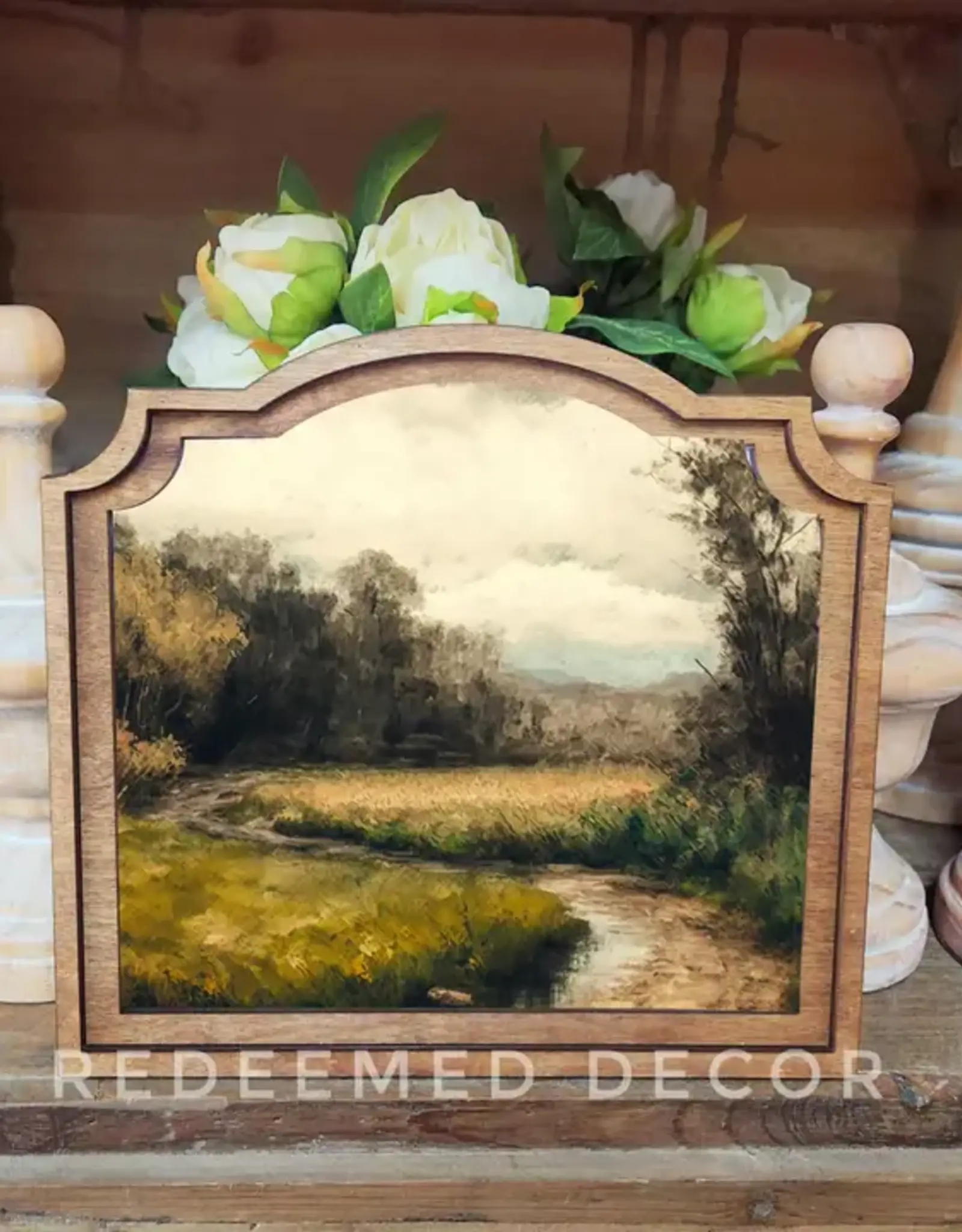 Redeemed Decor Provincial Framed Art, Moody Dirt Road