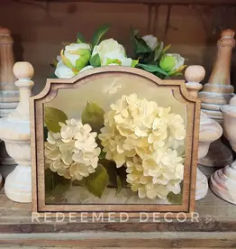 Redeemed Decor Provincial Framed Art, Hydrangea