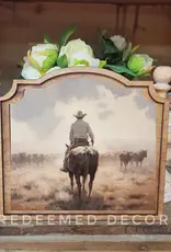 Redeemed Decor Provincial Framed Art, Cattle Drive Redeemed Decor Provincial Framed Art, Cattle Drive