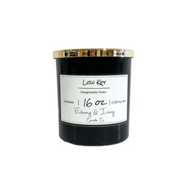 Ebony & Ivory Low Key 16oz Candle