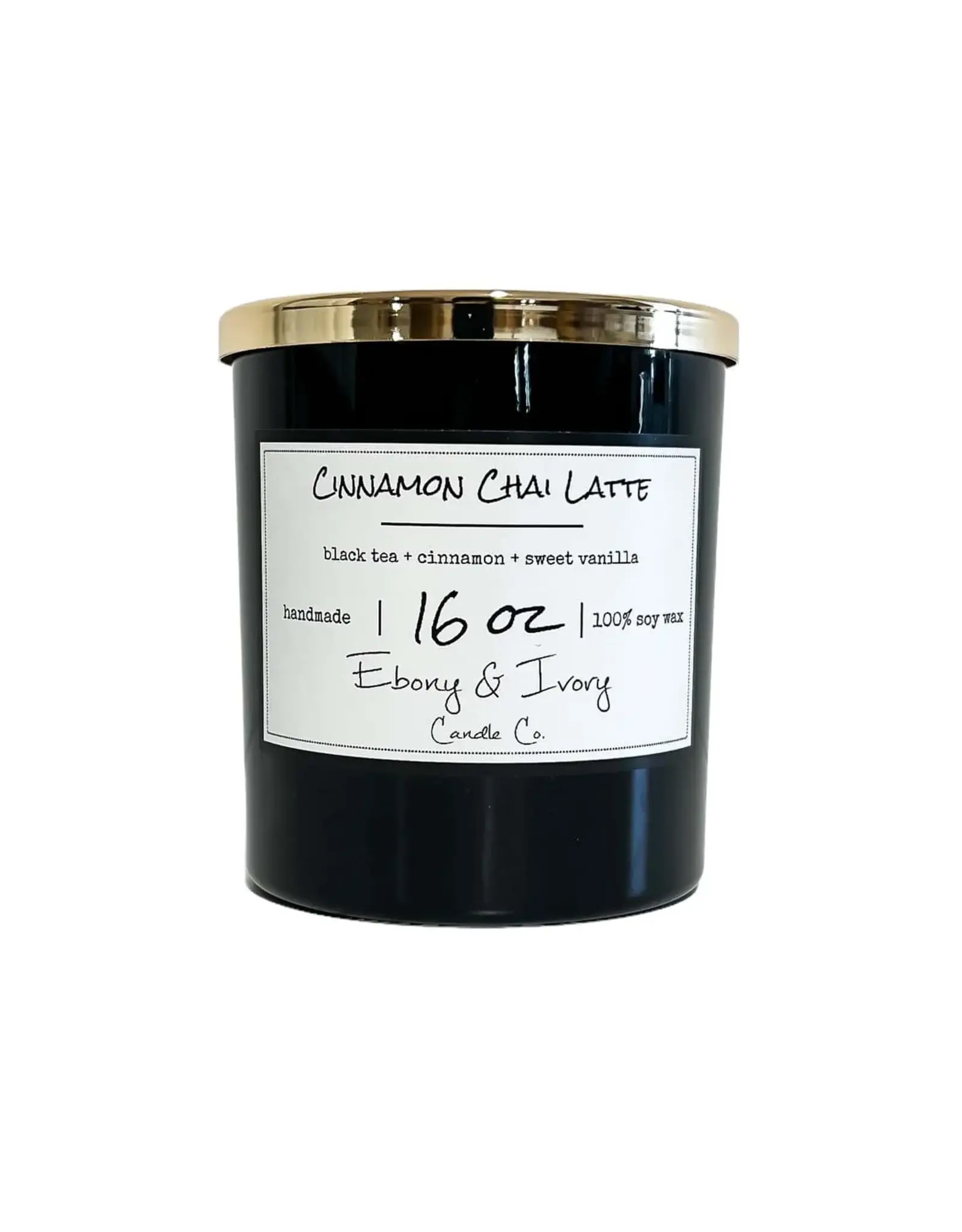 Ebony & Ivory Cinnamon Chai Latte 16oz Candle