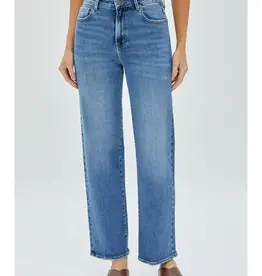 Hidden High Rise Classic Straight Medium Wash