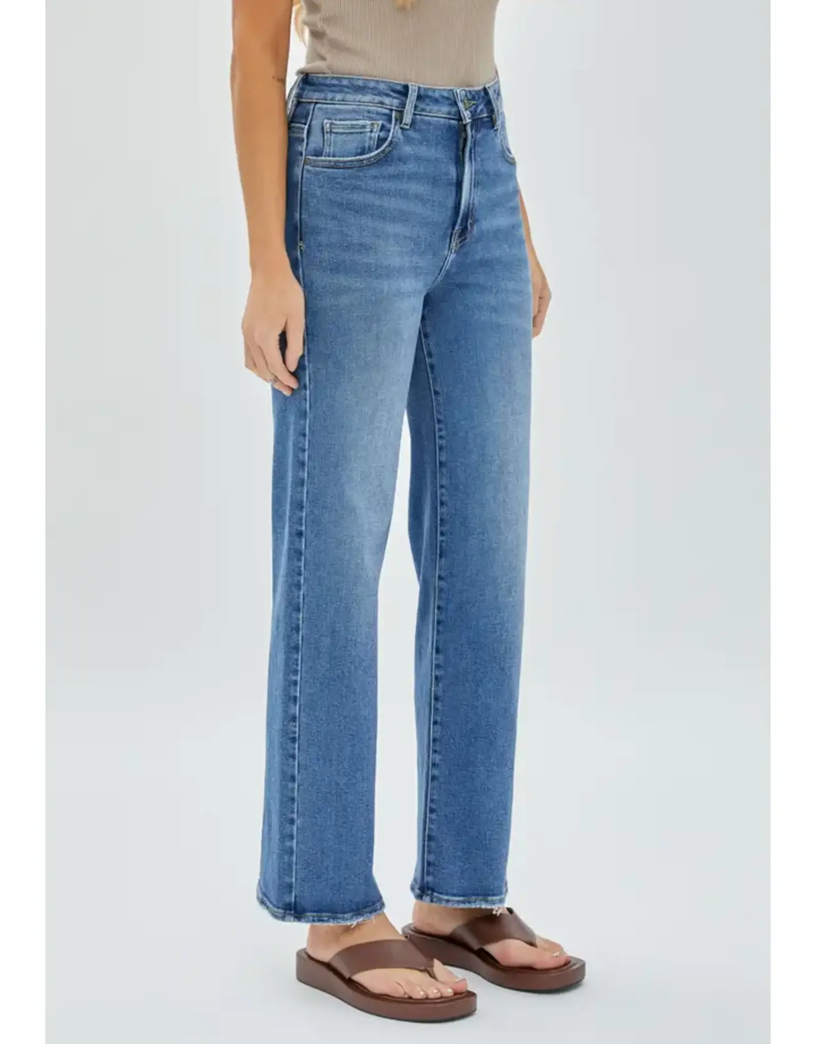 Hidden High Rise Classic Straight Medium Wash