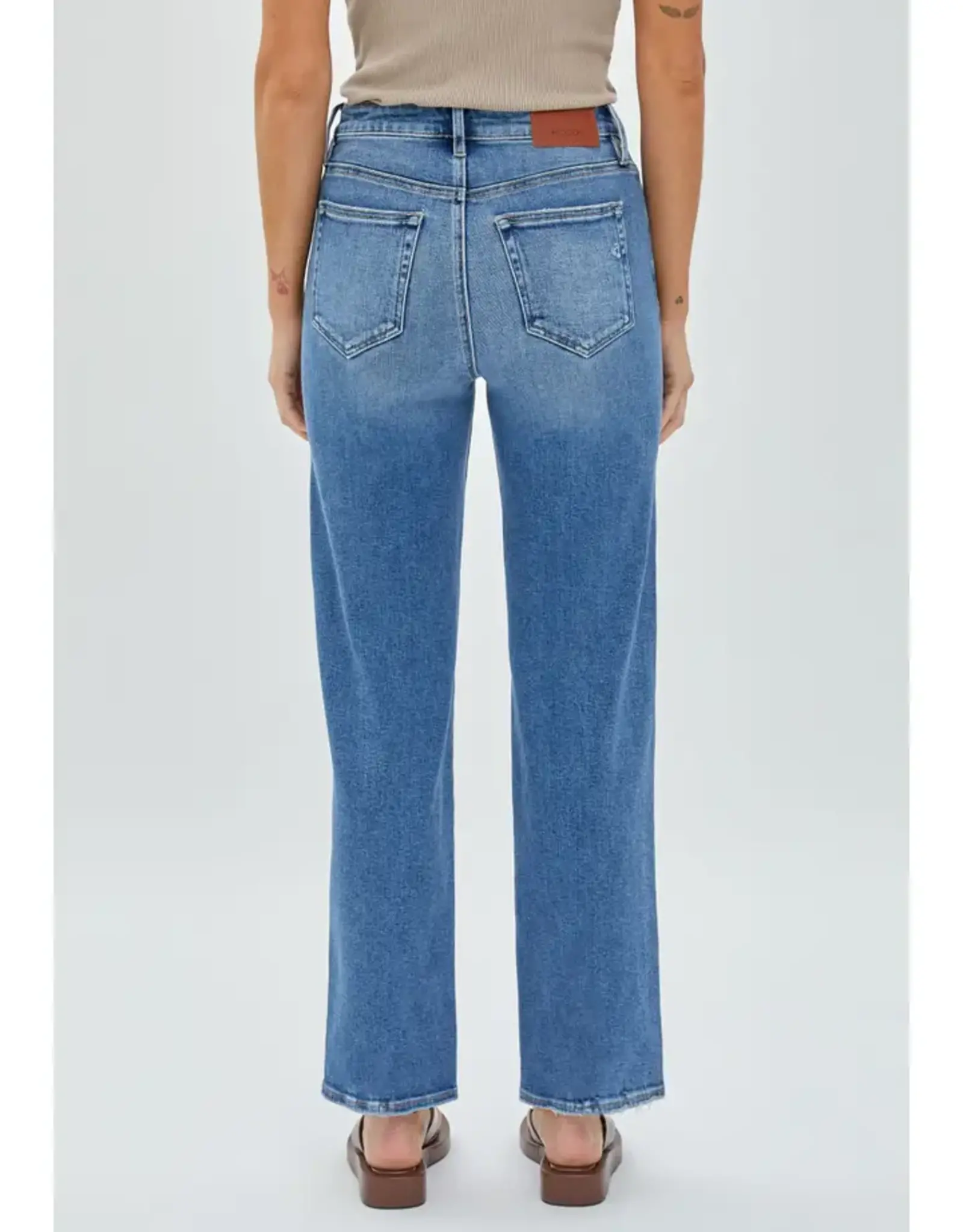 Hidden High Rise Classic Straight Medium Wash