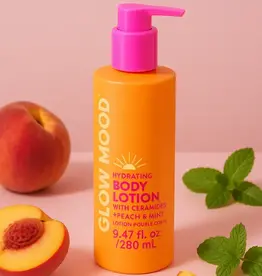 Glow Mood Hydrating Body Lotion, Peach & Mint