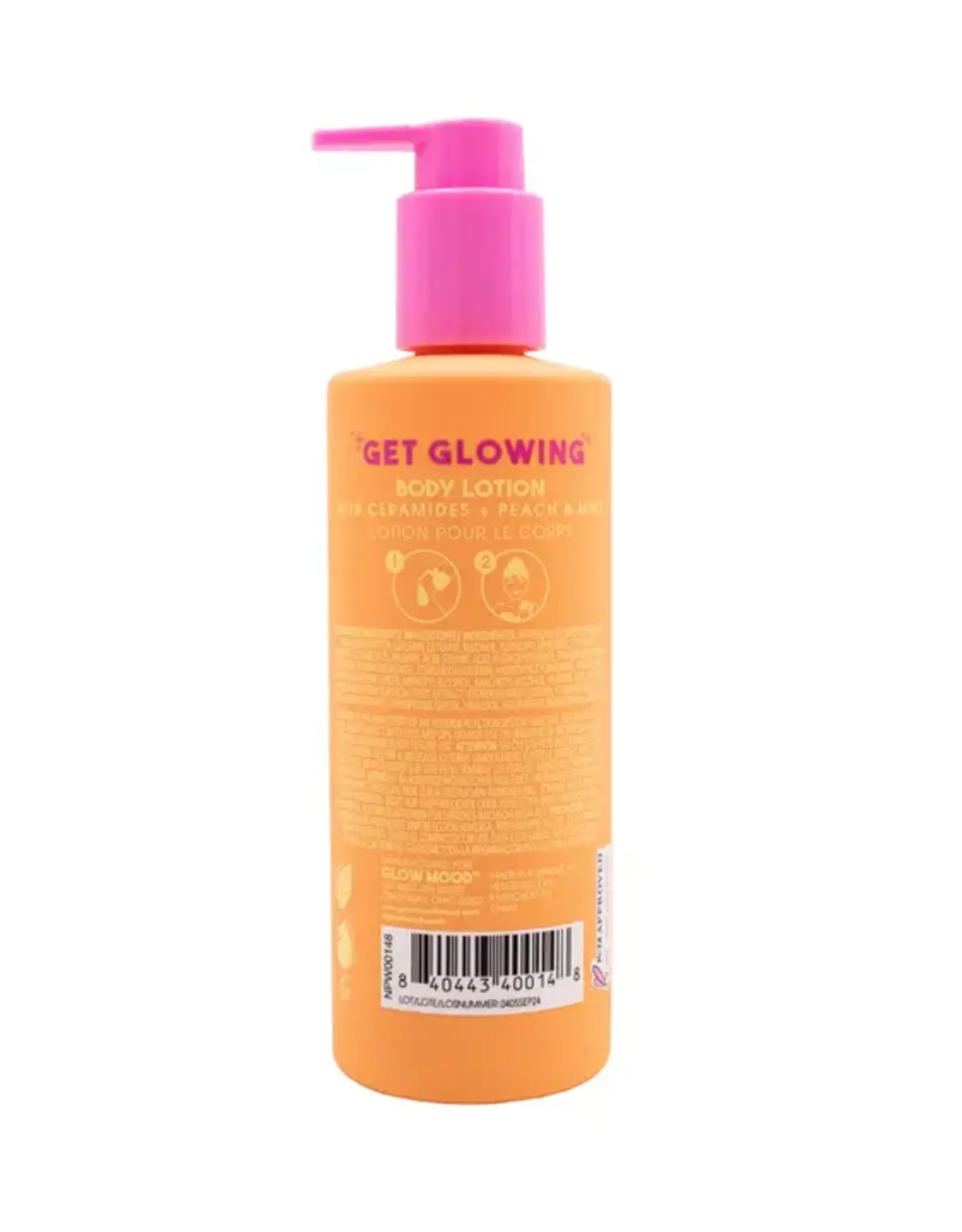 Glow Mood Hydrating Body Lotion, Peach & Mint
