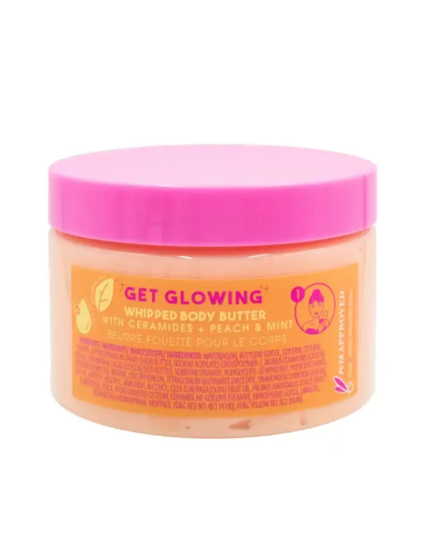 Glow Mood Whipped Body Butter, Peach & Mint