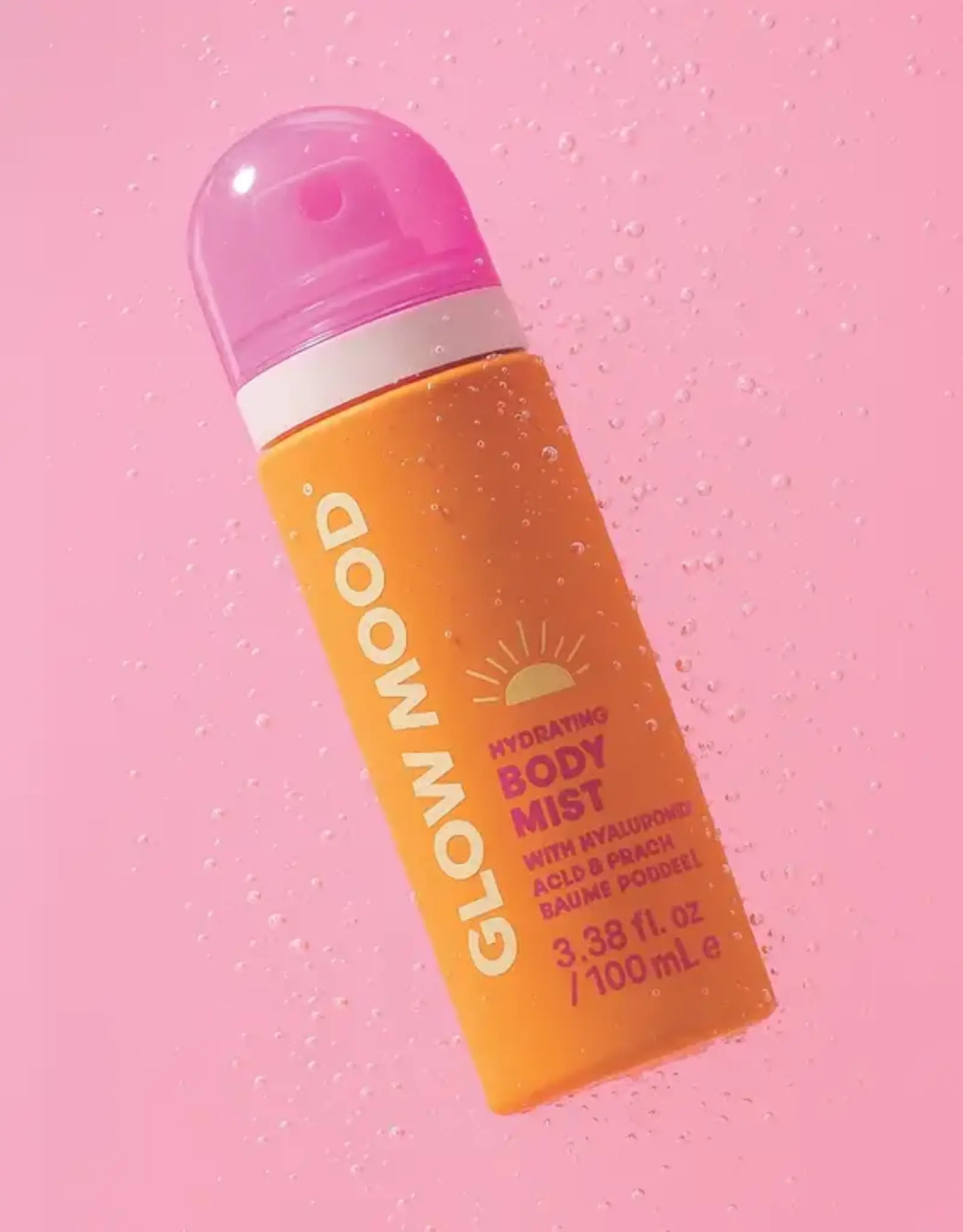 Glow Mood Hydrating Body Mist, Peach & Mint