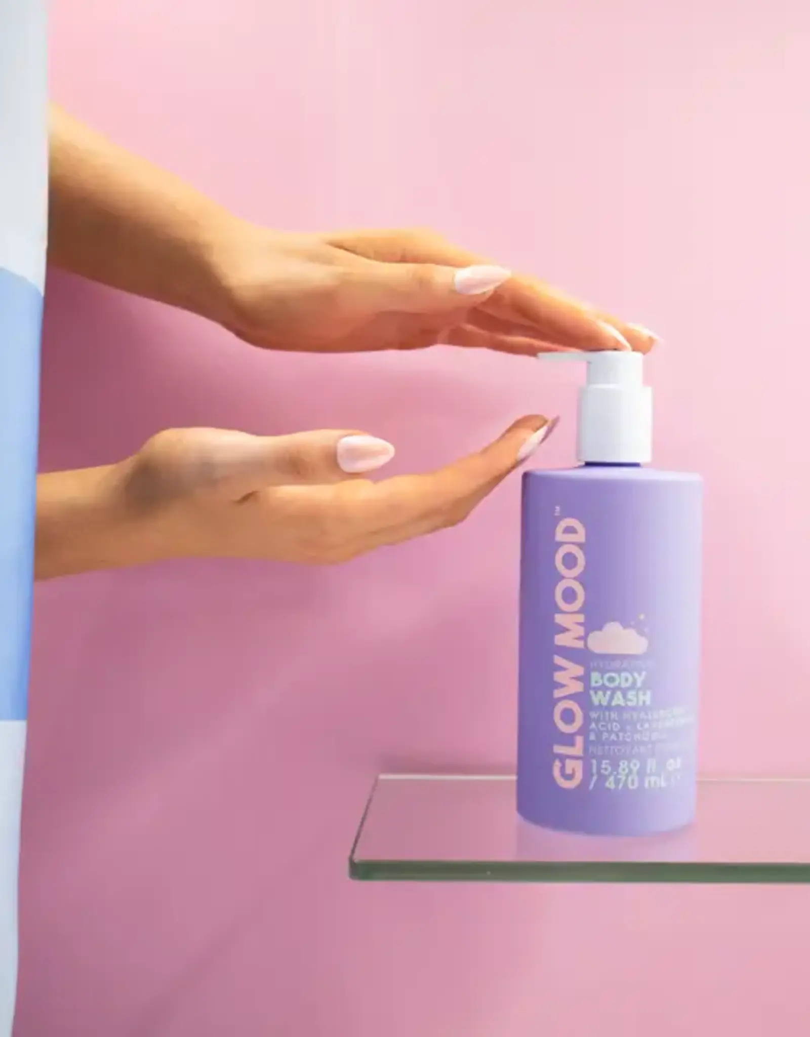 Glow Mood Hydrating Body Wash, Lavender & Patchouli