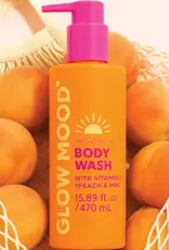 Glow Mood Brightening Body Wash, Peach & Mint