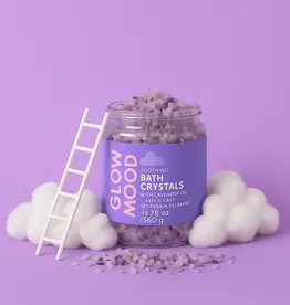 Glow Mood Soothing Bath Crystals, Lavender & Patchouli