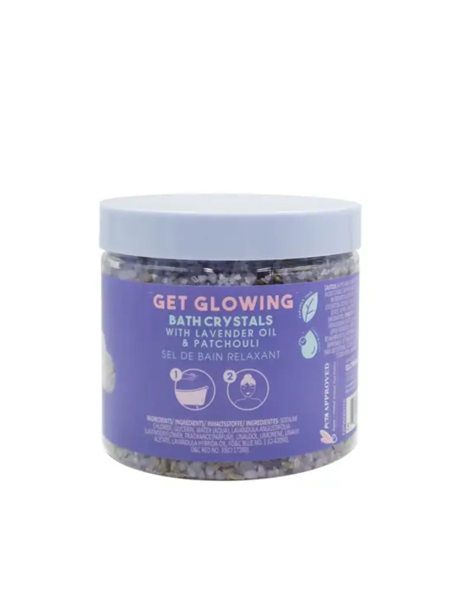 Glow Mood Soothing Bath Crystals, Lavender & Patchouli