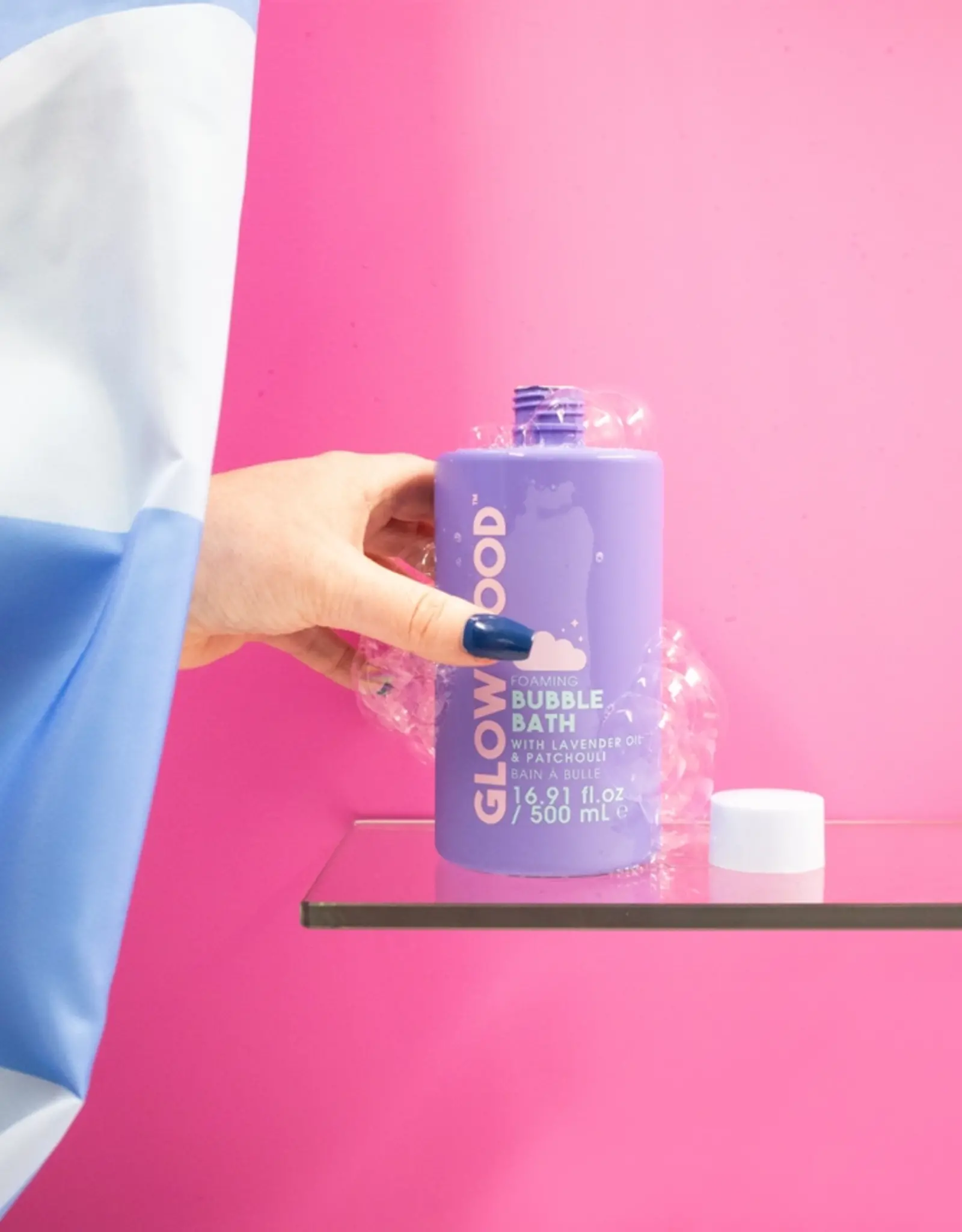 Glow Mood Foaming Bubble Bath, Lavender & Patchouli