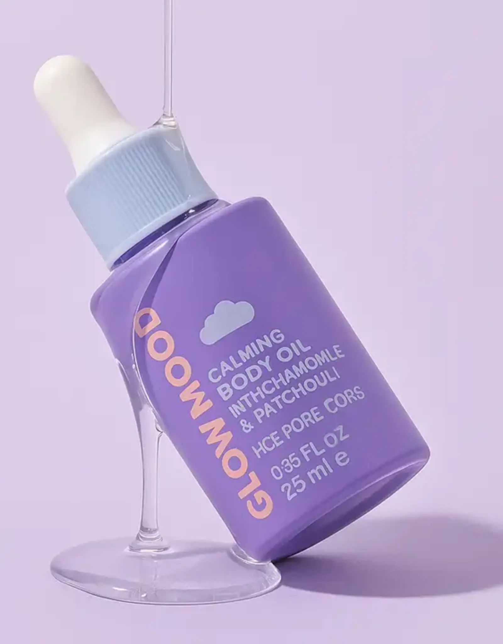 Glow Mood Glowing Body Oil, Lavender & Patchouli