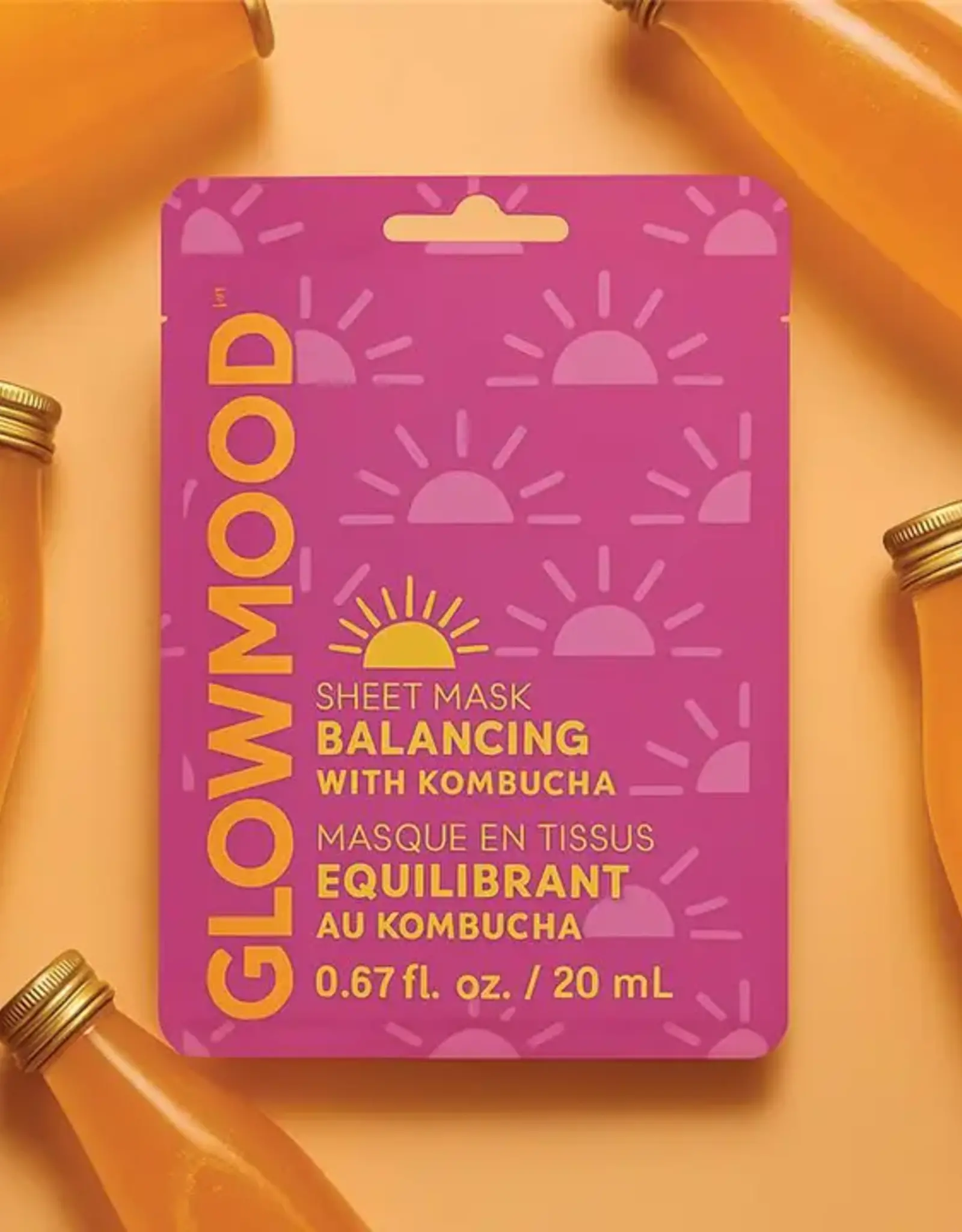 Glow Mood Sheet Mask, Balancing w/Kombucha
