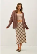 Chunky Cable Knit Cardigan