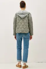 Quilted Jacket Detachable Hood