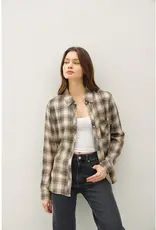 Plaid Long Sleeve Button Up