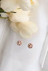 That's Sew Me Mini Daisy Clay Stud Earrings , Light Mauve