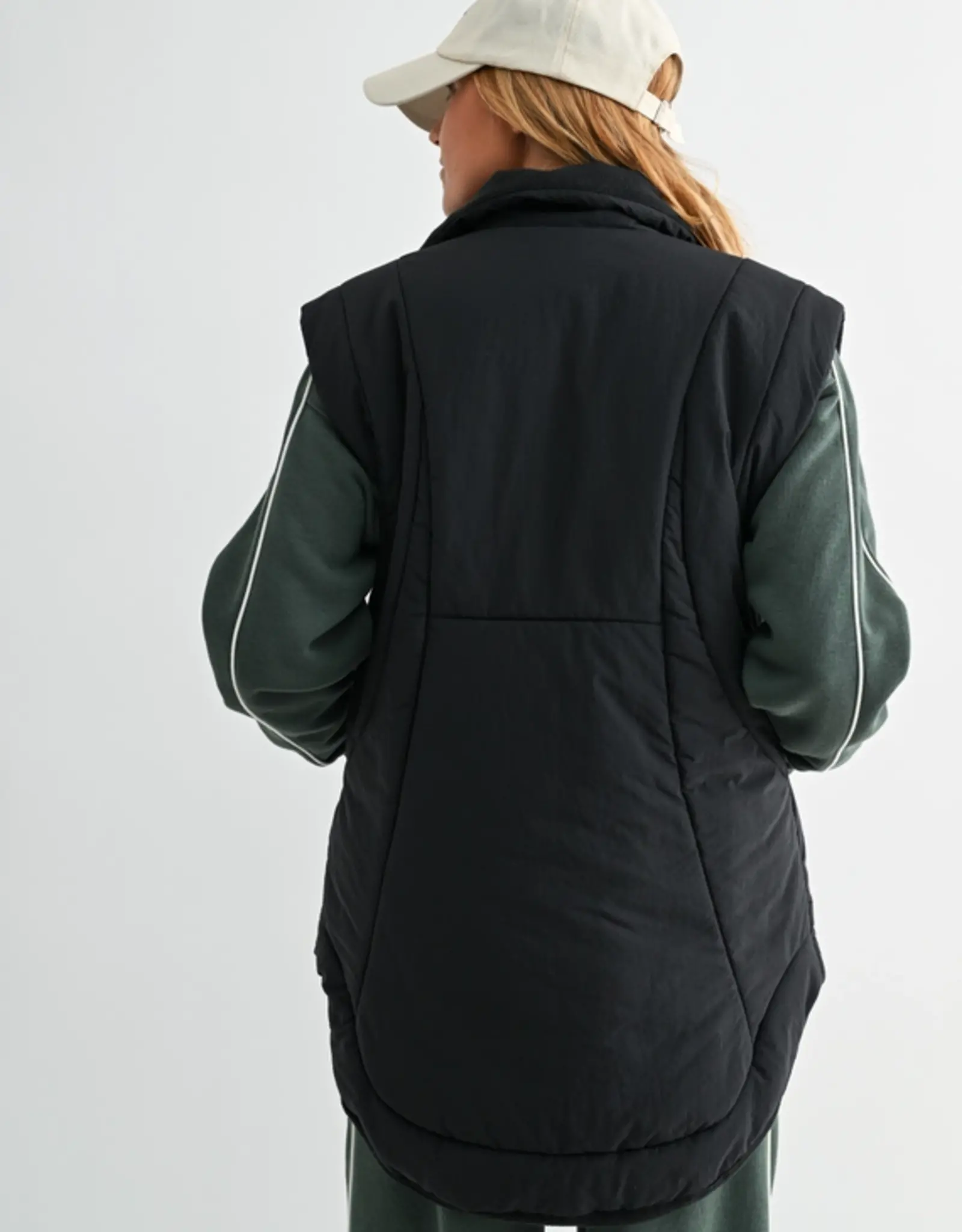 Mono B Summit Curve Longline Puffer