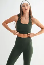 Mono B Flex Form Cross Back Sports Bra