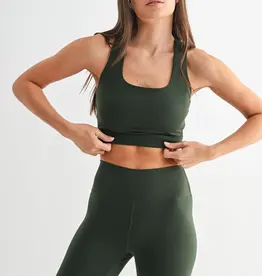 Mono B Flex Form Cross Back Sports Bra