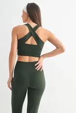 Mono B Flex Form Cross Back Sports Bra