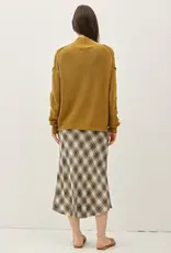 Chunky Knit Raw Hem Cardigan