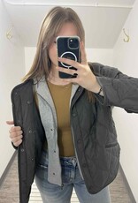 Quilted Jacket Detachable Hood