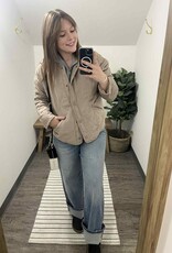 Quilted Jacket Detachable Hood