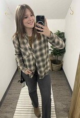 Plaid Long Sleeve Button Up