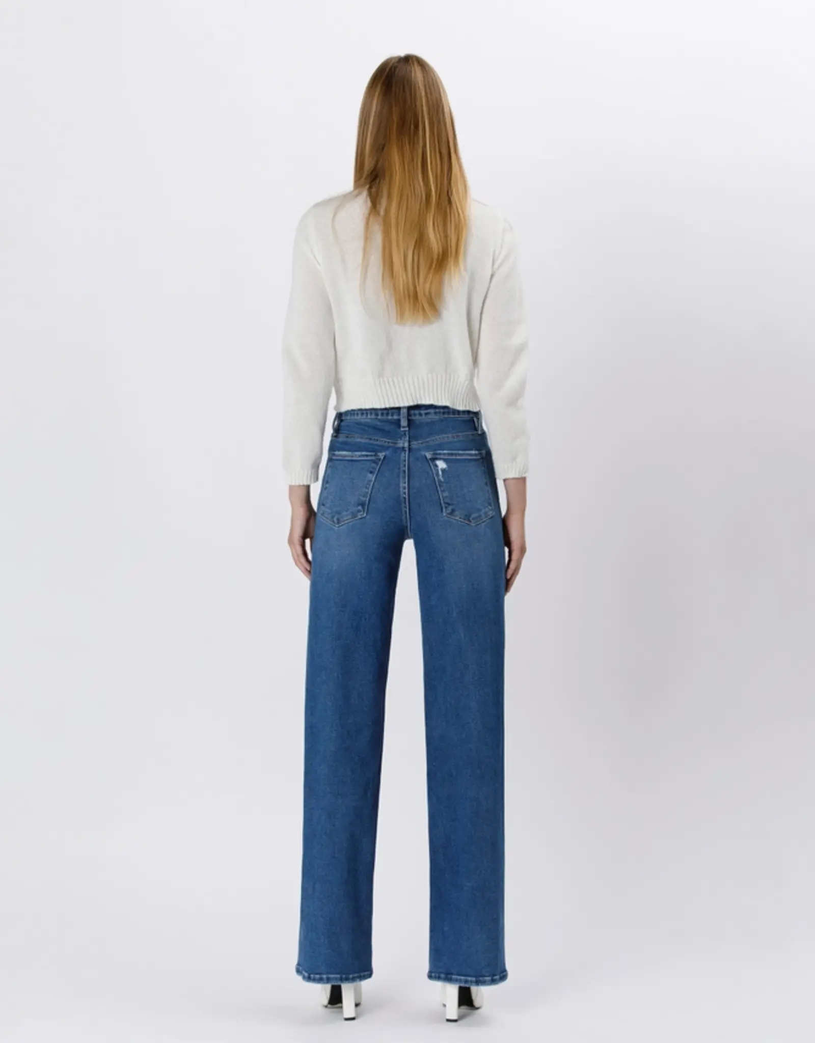 Vervet Super High Rise Wide Leg Jeans
