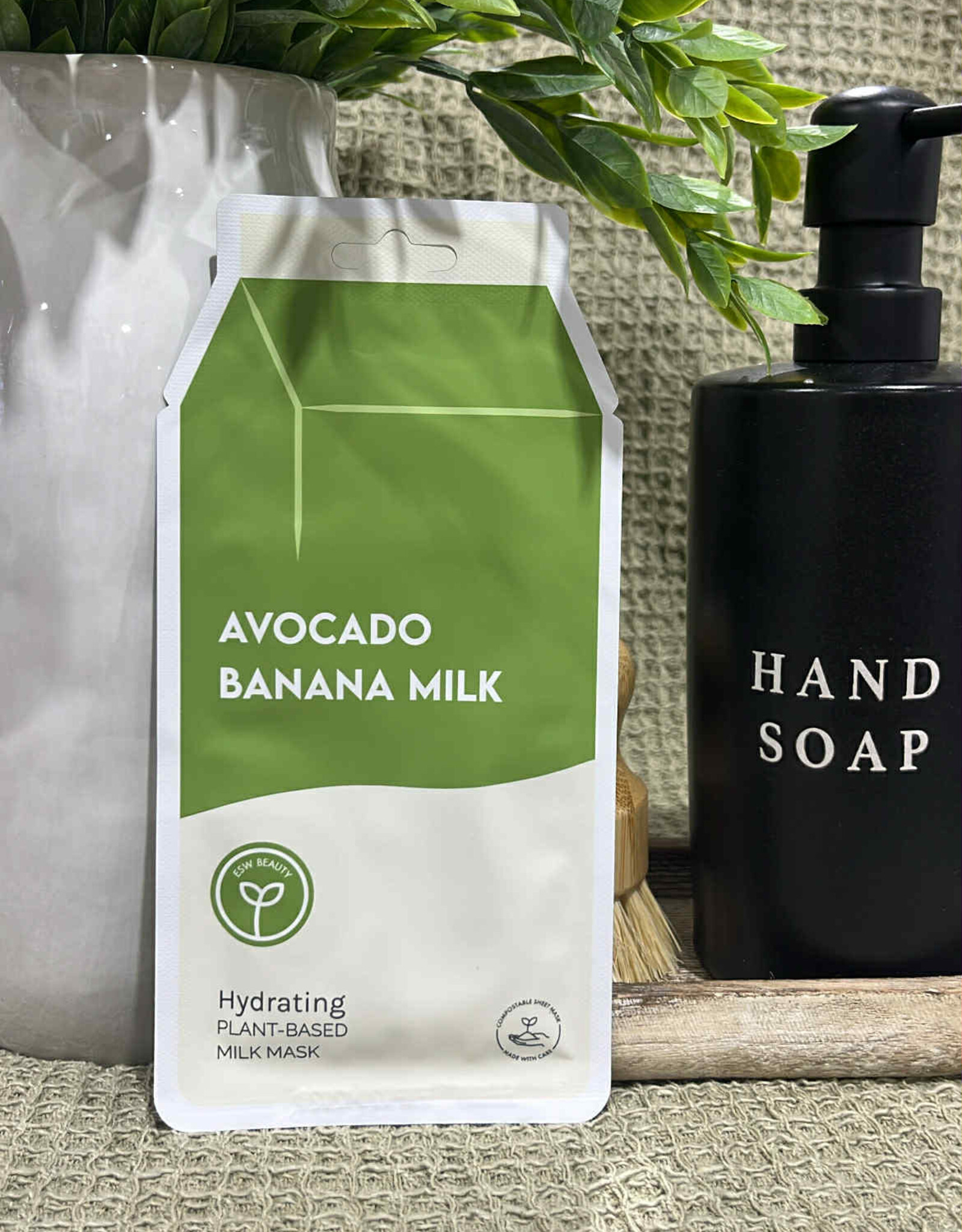 ESW Beauty Avocado Banana Milk Hydrating Sheet Mask