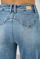 Saige Denim High Rise Double Pocket Wide Leg Jeans