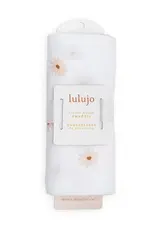 Lulujo Muslin Cotton Swaddle Blanket - Daisies