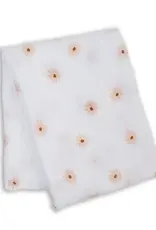 Lulujo Muslin Cotton Swaddle Blanket - Daisies