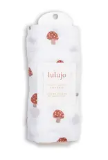 Lulujo Muslin Cotton Swaddle Blanket - Mushroom