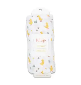 Lulujo Muslin Cotton Swaddle Blanket - Ducks
